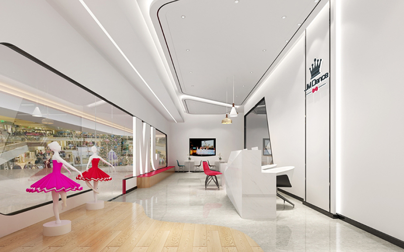 700㎡南京JM舞蹈藝術(shù)中心裝修案例